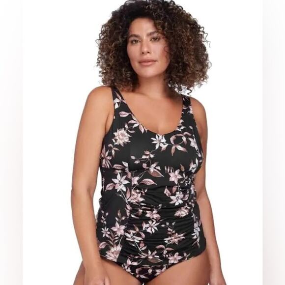 Artesands Om Sara Raphael E-F Cup Underwire Tankini Top size 18+ (b18) NWOT - Picture 3 of 12